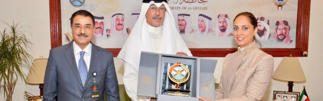 محافظ الأحمدي يستقبل الرئيس التنفيذي